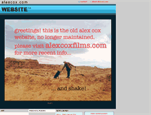 Tablet Screenshot of alexcox.com